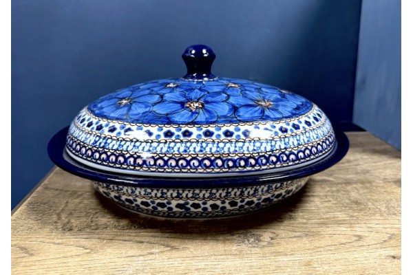 615 Bunzlau Ovale Ovenschaal U408 Dekschalen